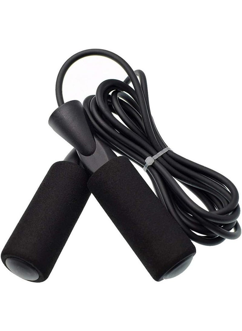 حبل قفز رياضي احترافي بمقابض فوم مريحة ومحامل كروية (رولمان بلي) لسرعة فائقة - قابل للتعديل ومناسب لتمارين الكارديو واللياقة البدنية وحرق الدهون للرجال والنساء - متعدد الألوان - Image 2